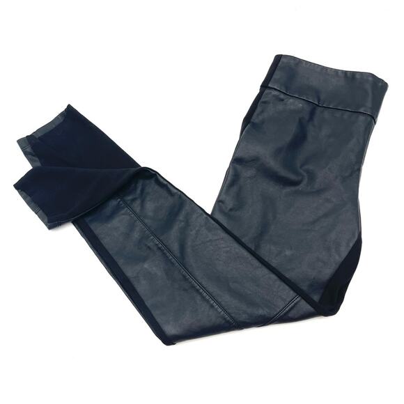 VERA WANG PRINCESS faux leather leggings size 5 (small) black stretchy - Picture 1 of 11